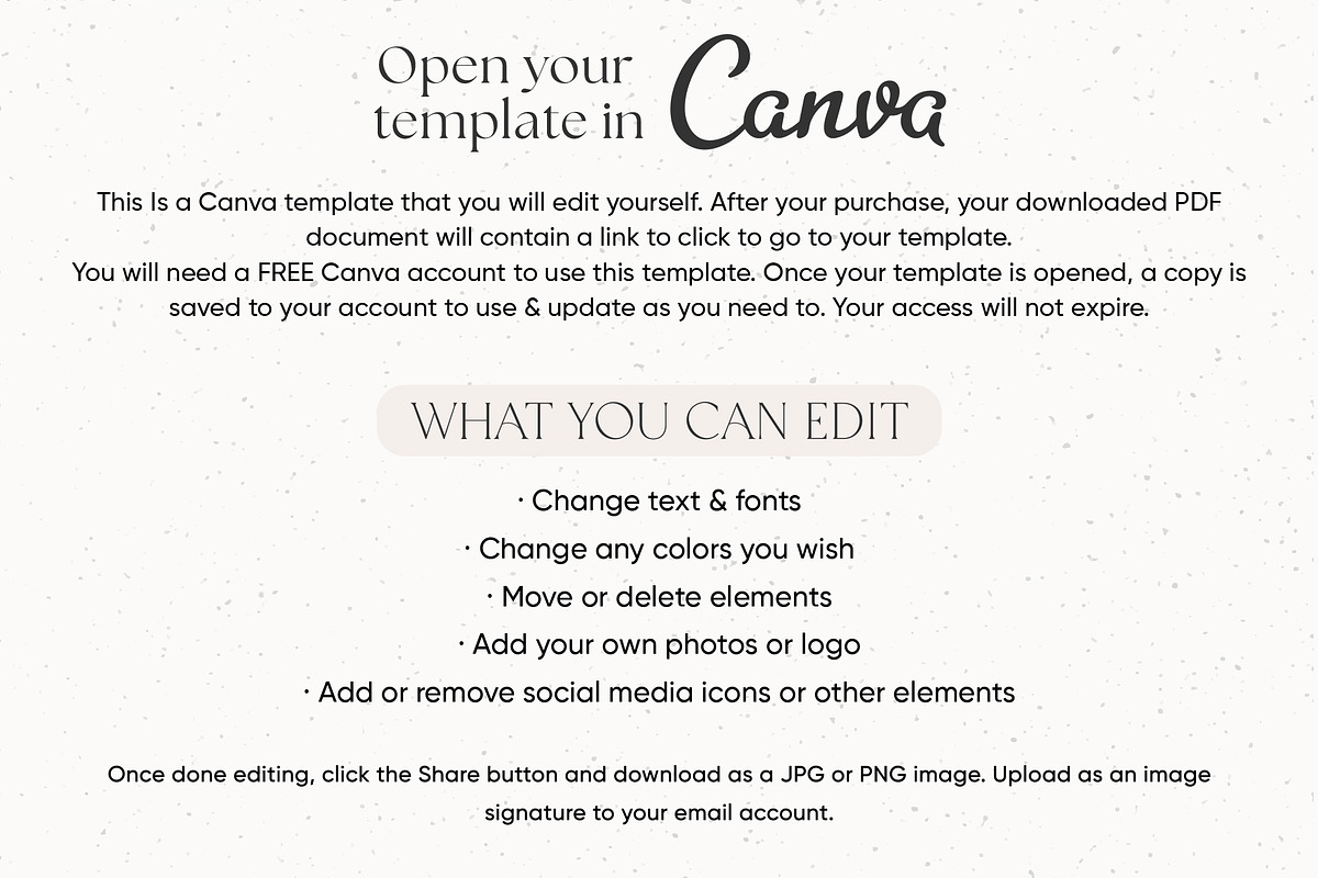3 Email Signature Canva Template Set, an Email Template by Summit Avenue (Photo 5 of 5)