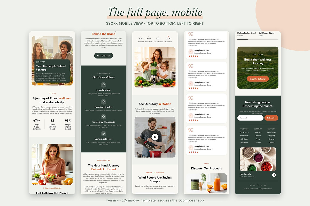 Fennaro - Shopify EComposer Template, a Shopify Template by Boost Convert (Photo 10 of 11)