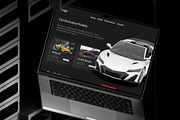 Super Car Website Template, a Landing Page Template by Glyphminds Studios (Thumbnail 2 of 3)
