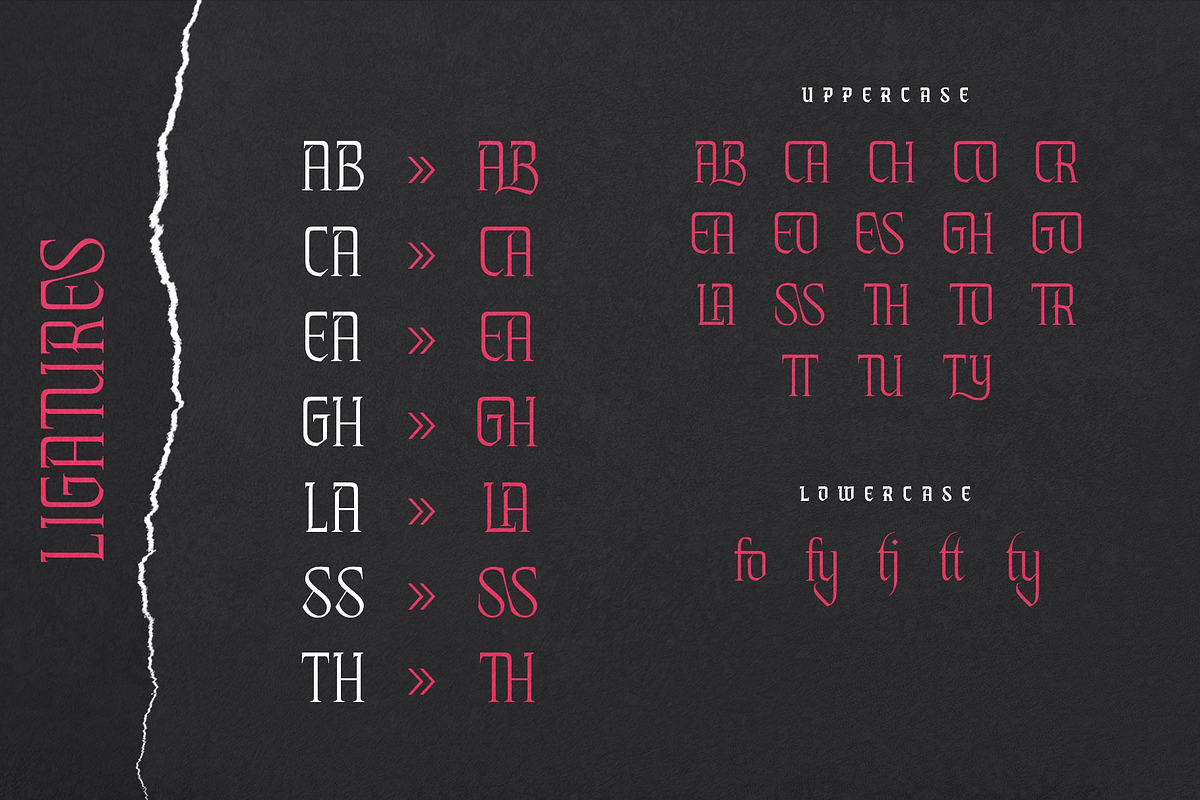Maboth Typeface, a Blackletter Font by alit design (Photo 8 of 16)