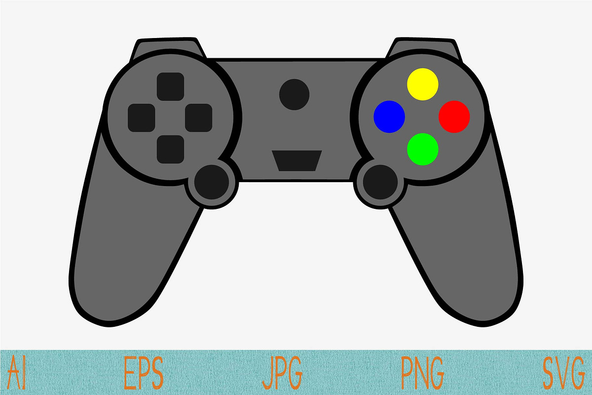 game controller svg vector png eps, an Icon by FileVectorSVG