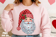 Whimsical Valentine Santa PNG, an Illustration by Daily.Designs (Thumbnail 3 of 5)