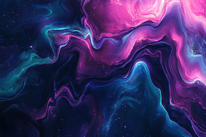 Organic abstract panorama wallpaper, a Photo by Pavel_design