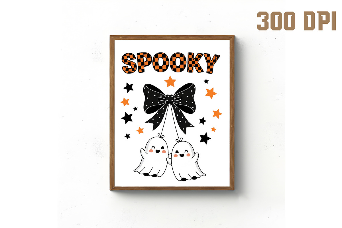 Coquette Halloween Spooky Ghost Cher, an Illustration by Libby Wishes (Photo 2 of 6)