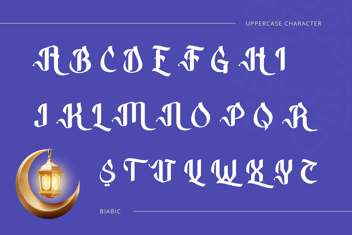 Biabic Arabic - Branding Logo Font, a Script Font by Nirmana Visual (Photo 3 of 9)