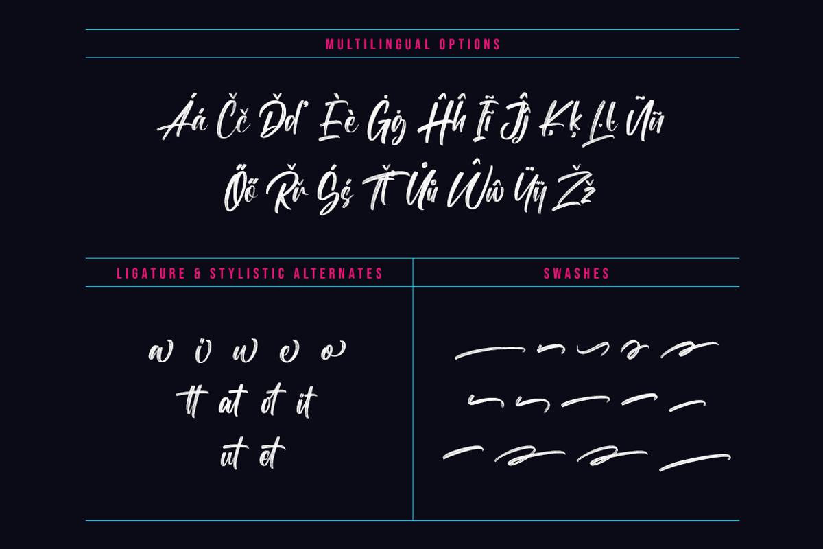 Austtone - A Modern Brush Font, a Handwritten Font by RockboyStd (Photo 11 of 12)