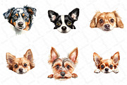 Peeking Dog Breed Clipart, an Illustration by DreamPrint404 (Thumbnail 4 of 6)