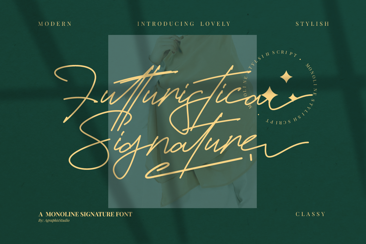 Futturistica Signature Business Font, a Script Font by KennedyStudio (Photo 1 of 10)