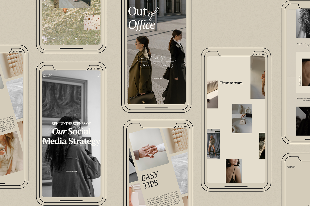 JOELLE Aesthetic Instagram Templates, a Social Media Template by Studio Mellow B (Photo 7 of 7)