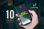 iPhone 7 PSD Mockups, an iPhone Mockup by North&Nano (Thumbnail 1 of 9)