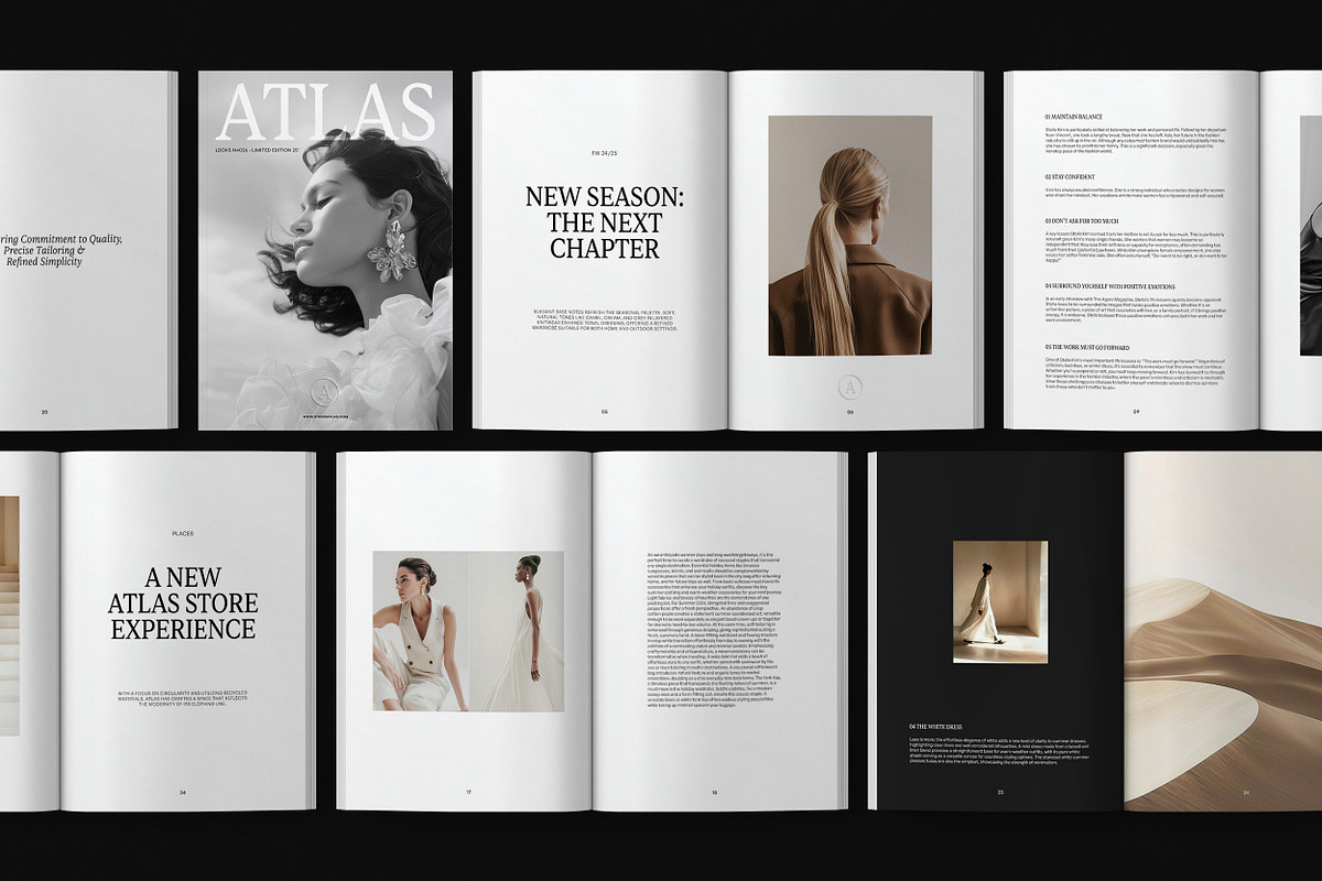 ATLAS / Branding Mockups (02), a Books & Magazine Mockup by Studio Dara (Photo 18 of 27)