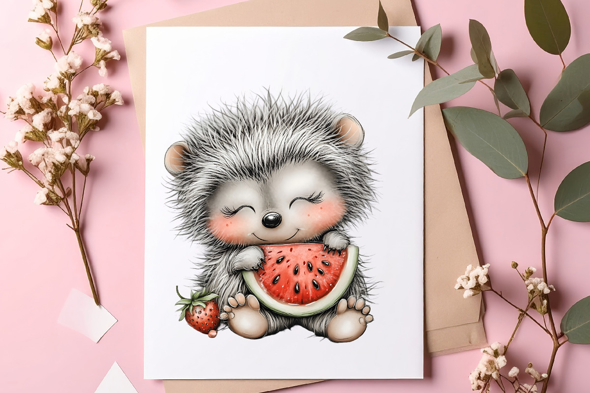 Whimsical Summer Animals Clipart, an Illustration by SinaCreation (Photo 6 of 9)