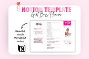 Girl Boss Planner Notion Template, a Templates & Theme by bellaROSEworkshop (Thumbnail 3 of 10)