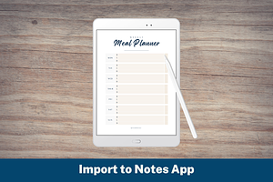 Meal Planner Template