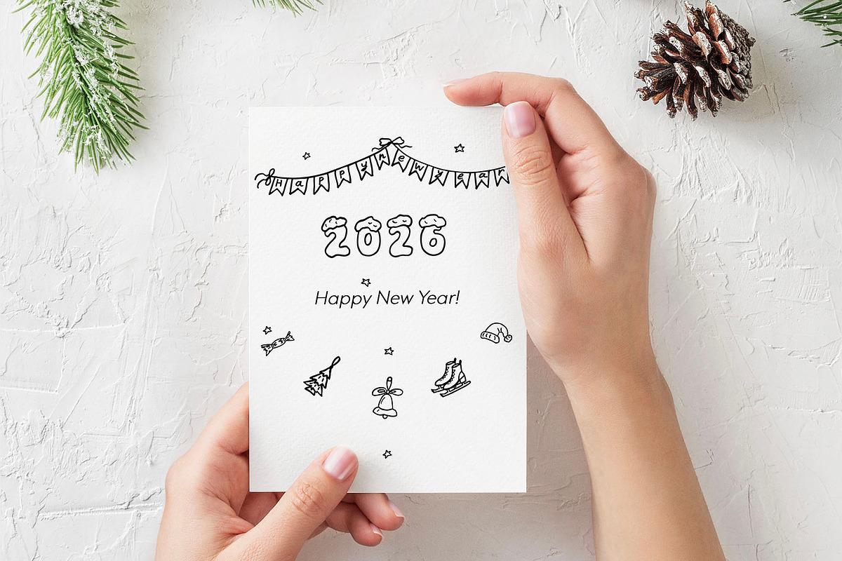 Winter & New Year vector bundle, a Seasonal Illustration by NatArt (Photo 3 of 3)