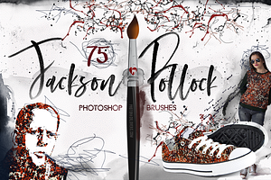 75 Jackson Pollock Photoshop Brushes