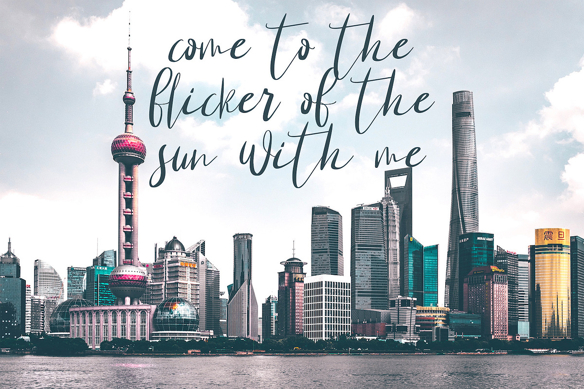 Shanti Creny - Modern Script Font, a Script Font by StringLabs (Photo 9 of 12)
