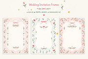 Cottagecore Floral Invitation Frames, a Background Graphic by by creative paper (Thumbnail 9 of 10)