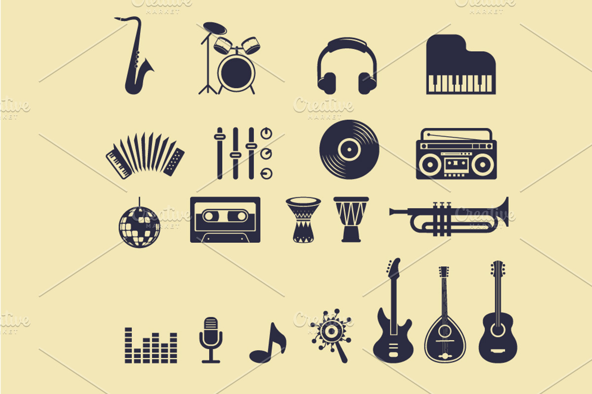 Music infographic, an Illustration by Marish (Photo 3 of 3)