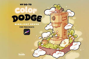 My Go-To Color Dodge Brushes, a Brush Add-On by TheDoodleSweets