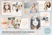 AG017 Senior Graduation Card Bundle, a Card Template by Paper Lark (Thumbnail 1 of 5)