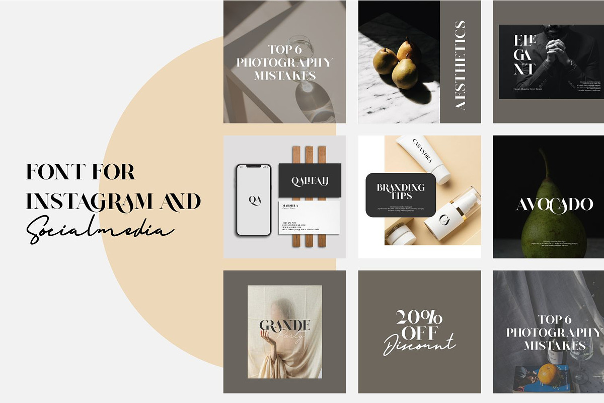 Niagara Font | Beautifull Serif Font, a Serif Font by WhymoreArt (Photo 9 of 11)