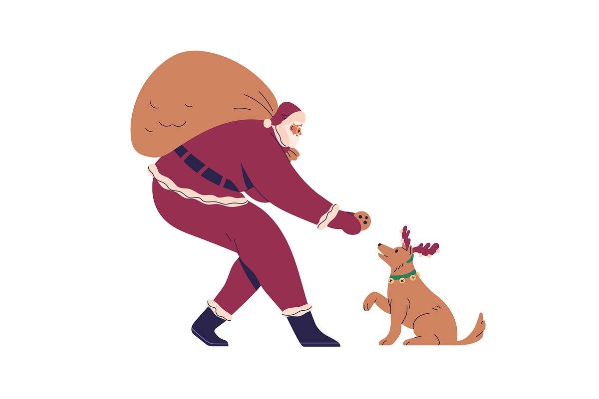 People prepare for Christmas set, a Person Illustration by Good Studio (Photo 5 of 6)
