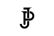 Monogram Letter JP PJ Logo, a Branding & Logo Template by Buqancreative (Thumbnail 1 of 2)