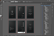 Seraphin - Dark Black Business Card, a Business Card Template by Ctrl space studio (Thumbnail 7 of 9)