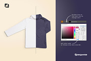 Toddler Turtle Neck Tshirt Mockup, a Shirt Mockup by Designertale (Thumbnail 3 of 11)