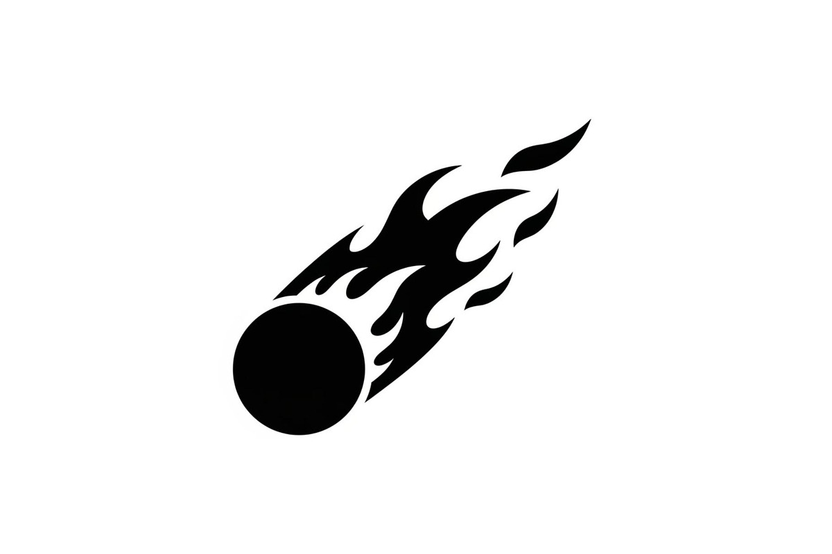 Fire Meteor Comet Silhouette Bundle, an Illustration by Designs_River (Photo 5 of 51)