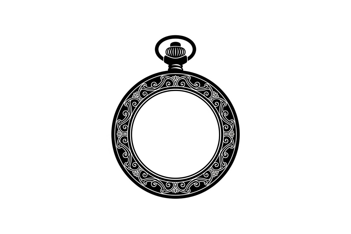 Vintage Pocket Watch SVG Bundle, an Illustration by yasushie (Photo 23 of 31)