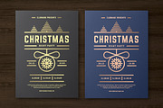 Christmas party invitation flyer, a Flyer Template by Vasya Kobelev (Thumbnail 2 of 5)