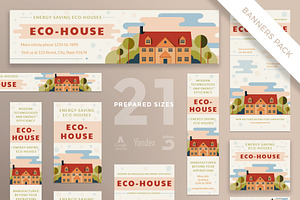 Banners Pack Eco House