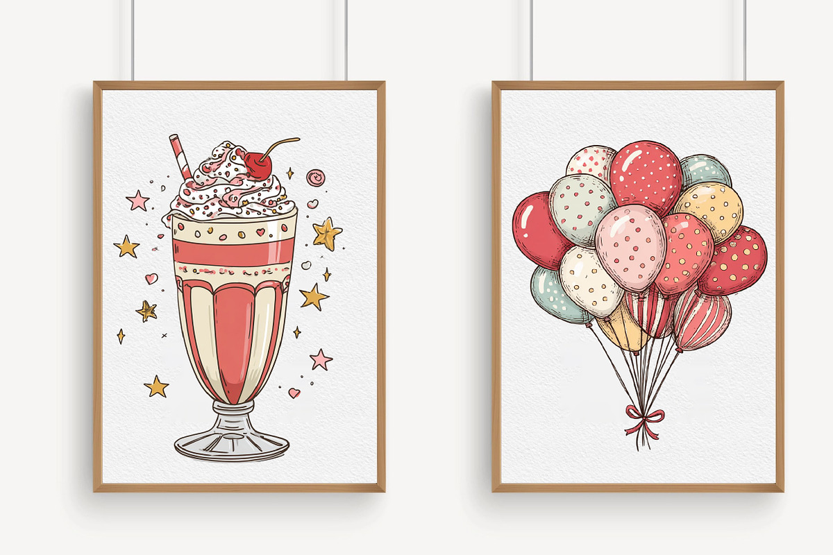 Hand Drawn Birthday Png, an Illustration by Libby Wishes (Photo 3 of 7)