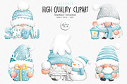 Winter gnome clipart, gnome clipart, a Seasonal Illustration by Chonnieartwork (Thumbnail 4 of 6)