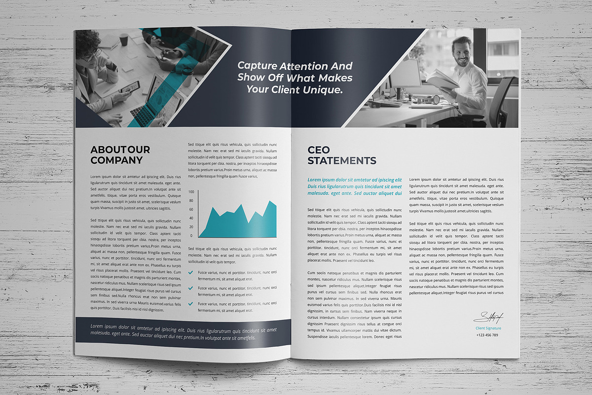 Company Profile Template v2, a Brochure Template by SamiSimply7 (Photo 3 of 7)