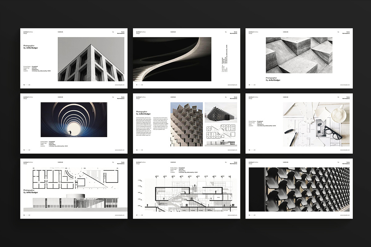 Architecture Presentation Template, a Presentation Template by ArtisanaAura (Photo 5 of 9)