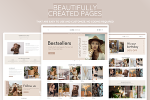 Beige Shopify Theme