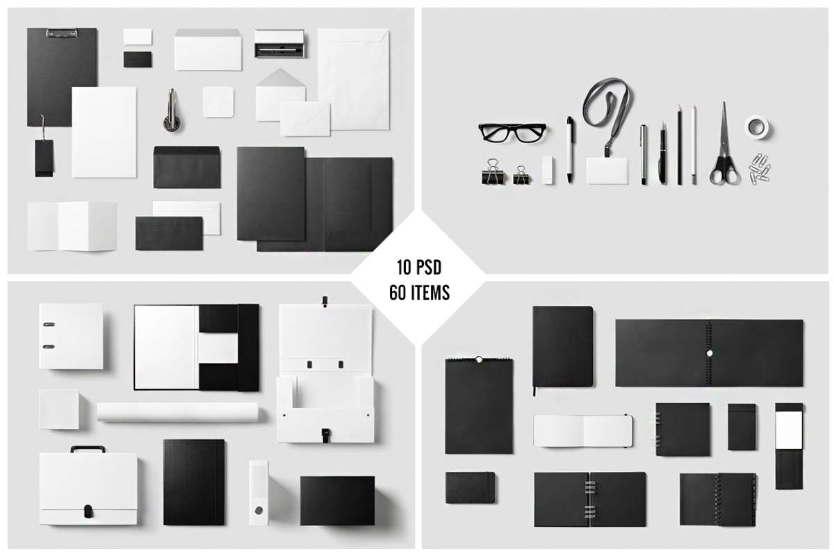 Corporate Stationery / Mock-Up, a Mockup by forgraphic™ (Photo 2 of 5)