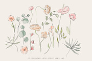 Floral Line Art Abstract Drawings, an Illustration by January Bloom (Thumbnail 5 of 8)