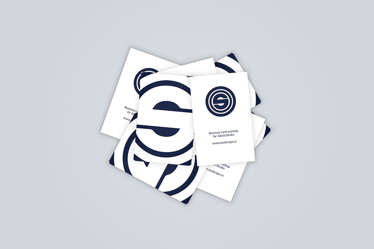Business cards mockup, a Print Template by OOS Design (Photo 7 of 8)