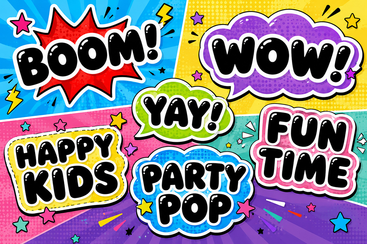 Comic Pop, a Slab Serif Font by Wow Magic (Photo 2 of 7)