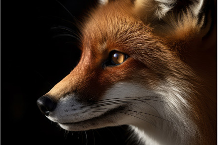 Fox head photo. Generate Ai, an Animal Photo by Ylivdesign