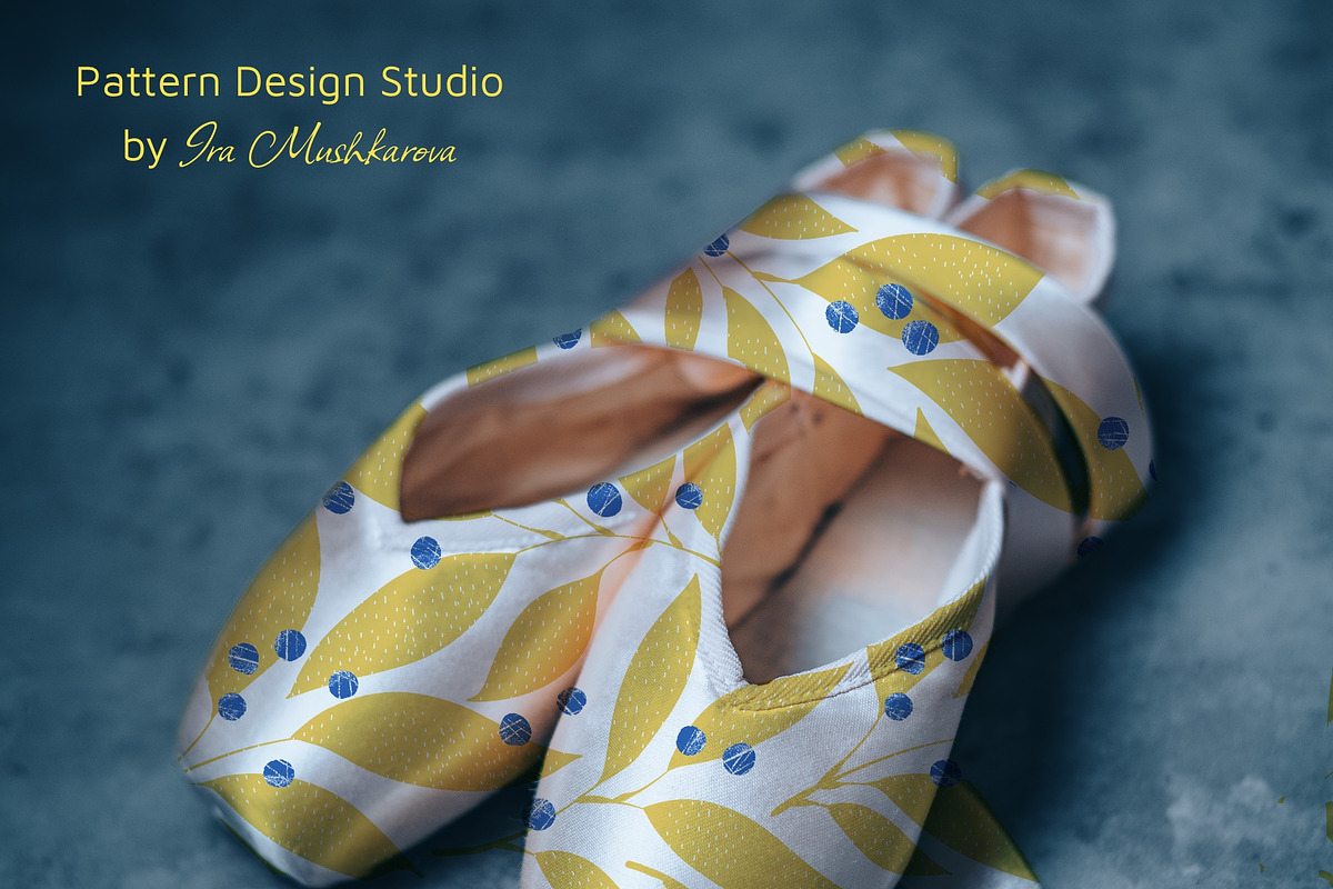 Tea Leaves Floral seamless pattern, a Pattern Graphic by Marta & Livonka (Photo 3 of 13)