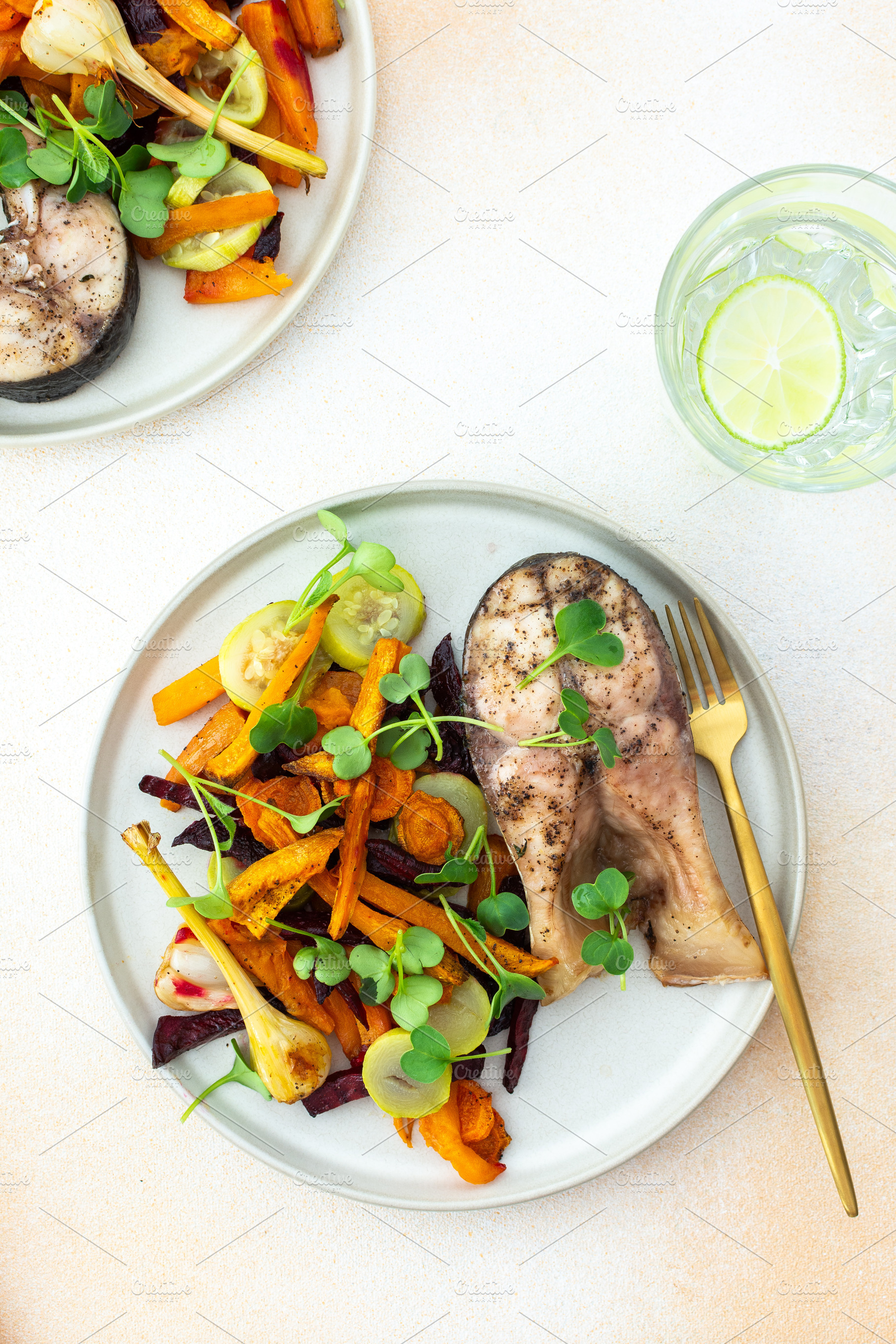 Baked silver carp, a Food & Drink Photo by Pundateam