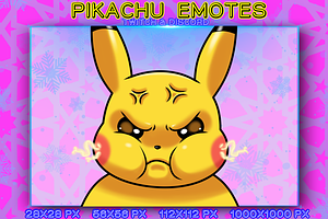 PIKACHU EMOTES TWITCH