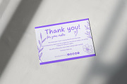 Thank you card template canva, a Card Template by DesignArts (Thumbnail 3 of 4)