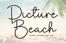 Picture Beach | Script Font