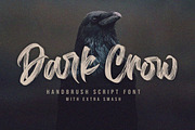 Dark Crow / Brush Font, a Blackletter Font by Subectype Studio (Thumbnail 1 of 10)